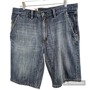 Hayes Men's Deep Pocket Denim Jean Shorts Size 36